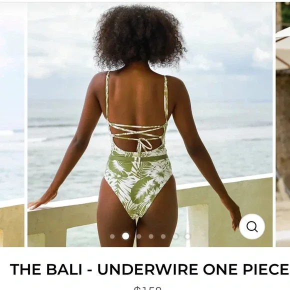 Kenny Flowers Watercolors The Bali Swimsuit Size Medium - Picture 3 of 8